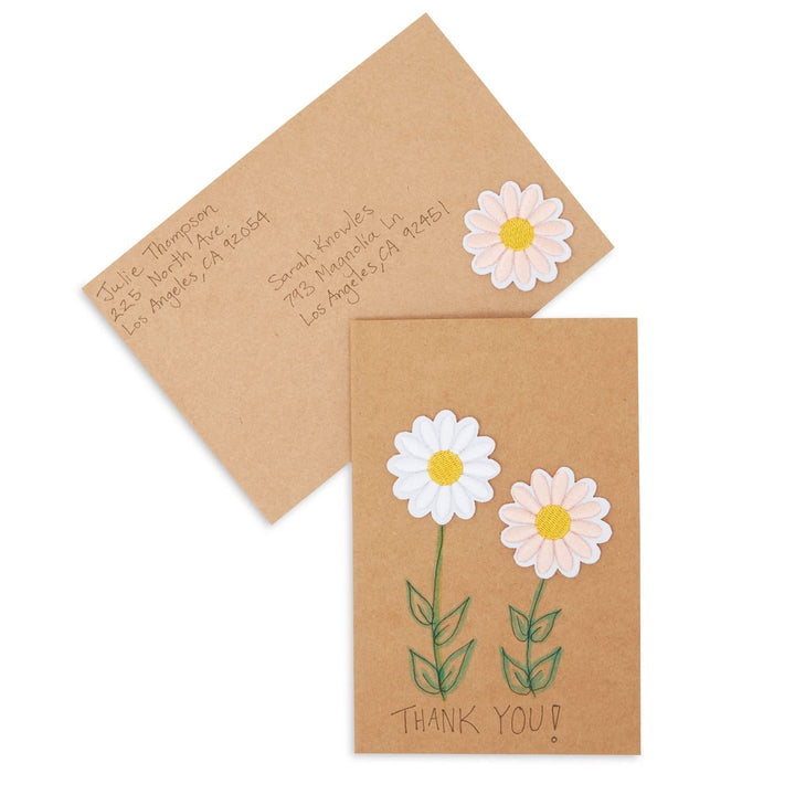 Brown Folded Cards with Envelopes 4x6